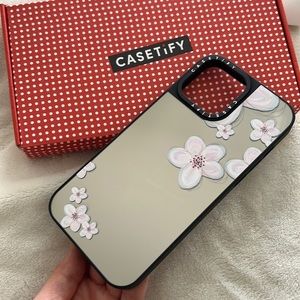 BRAND NEW Casetify iphone 13 Pro Max Magsafe Floral Mirror Case